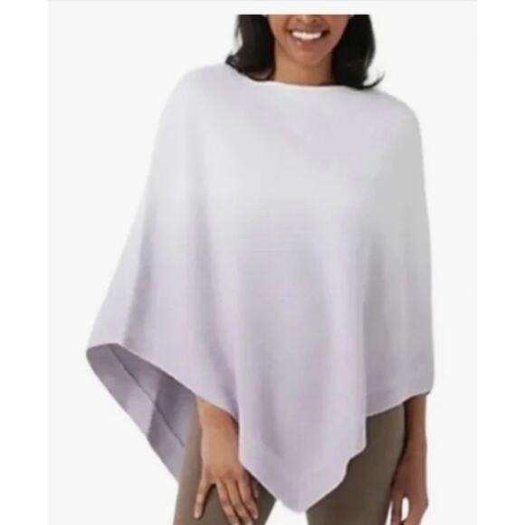 NWT Barefoot Dreams Cozy Chic Ultra Lite Poncho - Picture 1 of 5